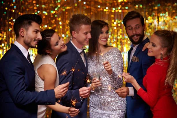 NYE party fun moments